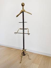Antique Art Deco Brass Gentleman's Valet Stand - 1950s Garment Rack - Etsy