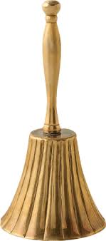Marie Fluted Brass Bell – Magnolia