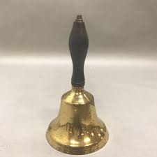 Vintage School Bell with Wood Handle (7") – Main Street ...