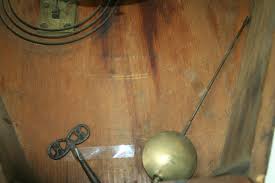 French ' Oeil de boeuf' wall clock 1880 oil on copper marine ...