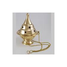 WWII Gear - Medium Hanging Brass Censer 45-IB117