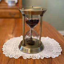 Antique Brass Metal Sand Timer – JustHourglasses