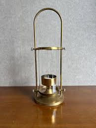Lantern Candle Holder, Brass and Glass Lantern, Danish Design, Scandinavian Style, Maritime Votive, 1950s, Denmark - Etsy