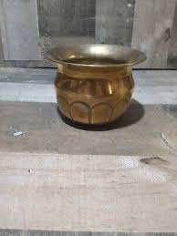 Vintage Brass Unique Shape Solid Handcrafted Flower Vase ...