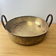 Old Vintage Brass Cooking Jalebi Making Frying Pan 15.5 ...
