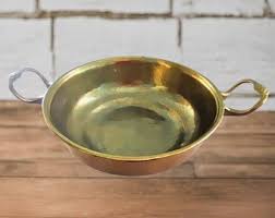 Vintage Solid Brass Bowl Dish From Collini Austria With ...