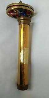 Vtg Amazing Brass Kaleidoscope by American Artist CORKI WEEKS Discontinued Model | eBay