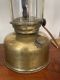 Old Electrified Lantern, Brass Garden Lamp Titus Tito Landi ...