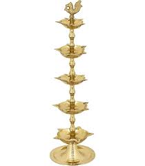 Amazon.com: Silver Plated Antique Finish Lakshmi with Elephant and Peacock Motif Design Pair Diya Set for Diwali Pooja/ Temple / Gift Item : Home & Kitchen