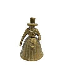 antique solid brass hand crafted servant call, lady bells | eBay