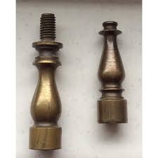 Metal Candlestick Lamp | Chairish