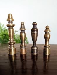 Brass Finial Large Hole Pipe Thread Patina Lamp Ceiling Light Finial - Etsy Israel