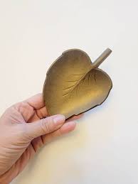 Buy Vintage Brass Leaf Holder , Trinket Holder, Leaf Vintage Soap, Trinket Holder, Found by Foo Foo La La Online in India - Etsy