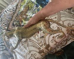 Large Brass Leopard. - Etsy