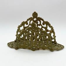 Vintage Ornate Brass Letter Rack, Desk Decor - Etsy India