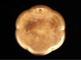 19th Century French Gold Gilt Bronze Champlevé Enamel Tray ...