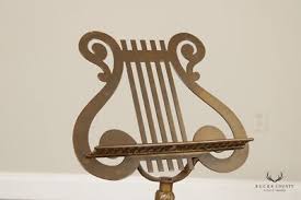 VINTAGE BRASS LYRE MUSIC STAND | eBay