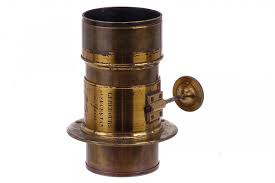 A Lerebours Et Secretan Brass 8¾in. Lens,