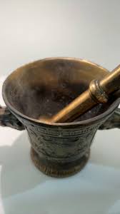 Other | Vintage Ornate Brass Bronze Eagle Head Mortar Pestle | Poshmark