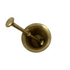Vintage brass mortar and pestle – Wretched Relics
