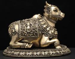 Small Superfine Nandi - Vahana of Lord Shiva | Brass Statue ...