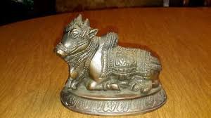 BRASS INDIAN NANDI THE BULL STATUE 047NAN | eBay