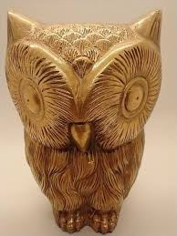 Vintage Brass Owl 6" EUC | eBay