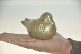 Vintage Fine Engraved Handcarfted Brass Fine Quality Dove/Pigeon Figurine | eBay