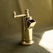 Cast Brass Pepper Grinder – Neighbors General Store