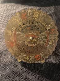 Vintage Brass Perpetual 40 Year Calendar 1967-2006 Standing ...