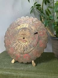 Brass Dial Calendar - Etsy