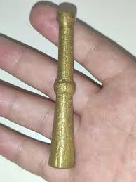 Vintage 8.5 cm Heavy Solid Brass Small Pestle for Brass ...