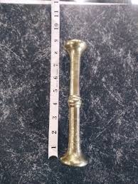 Vintage Solid Brass Mortar And Pestal Apothecary | eBay