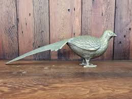 Vintage Brass Female Pheasant MCM Figurine | Mercari