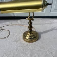 A Vintage Very Heavy for It's Size Brass Bankers Adjustable ...