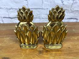 Vintage Gold Pineapple Bookends Newport Cast Iron Home Decor Gift for Friend Wedding Gift - Etsy Canada