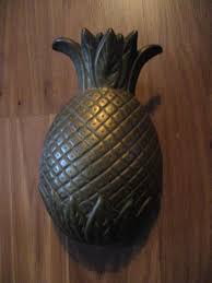 Pineapple Cast Brass Doorknocker - Art Nouveau Fruit and ...