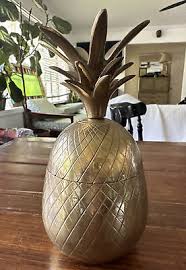 decorative crafts inc brass box PINEAPPLE made in India ...