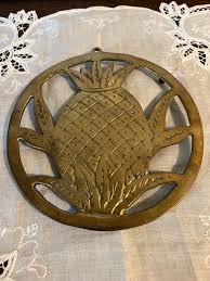 Vintage Brass Pineapple Trivet or Wall Hanging - Etsy
