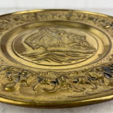 Vintage Repousse Brass Wall Art, Tall Ship, Embossed, Sailing Scene, 14.5" Mid Century Wall Hanging for Bar, Living Room, Vintage Home Decor - Etsy