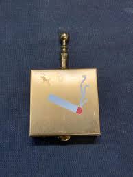 Sold at Auction: Vintage Gold Tone Pocket Ashtray