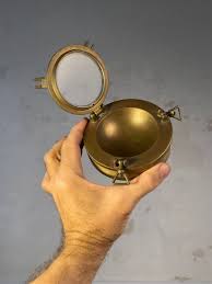 1960 CENDRIER HUBLOT BRONZE ART-DECO MODERNISTE SHABBY-CHIC Adnet Hermès | eBay