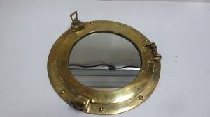 Vintage Solid Brass Porthole 10" Maritime Nautical Ship Boat ...