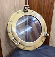 Nautical Brown Finish Marine Porthole ~ Wall Décor Window ...