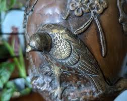 Pair Japanese Meiji Bronze Dragon Vases - 19th Century - Etsy