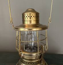 ANTIQUE WWI KEYSTONEWARE BRASS NAVY SHIP DECK OIL LAMP / ELECTRIFIED EX. COND. | eBay