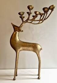 Bronze Stag Candle Holder - Etsy