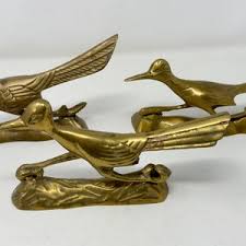 Set of 3 MCM Brass Roadrunners - Etsy