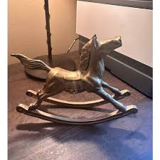SOLID BRASS ROCKING HORSE | eBay