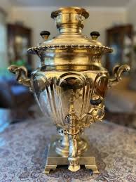 Antique imperial Russian Bronze Samovar (Tula) | eBay